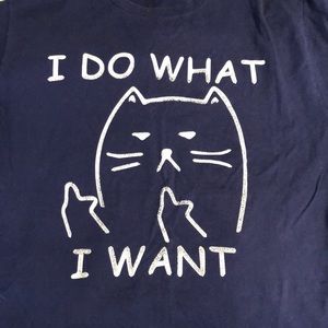 2/$10 I Do What I Want Cotton Tee